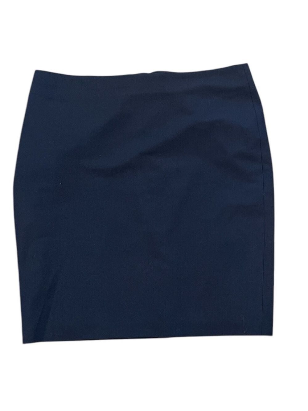 JONES NEW YORK collection, platinum SZ 16 navy wool blend lined pencil skirt
